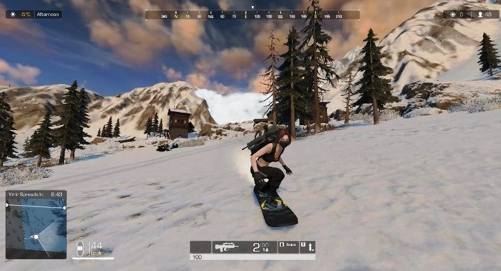 Ring of Elysium убегайте от лавины на сноуборде Ring of Elysium убегайте от лавины на сноуборде