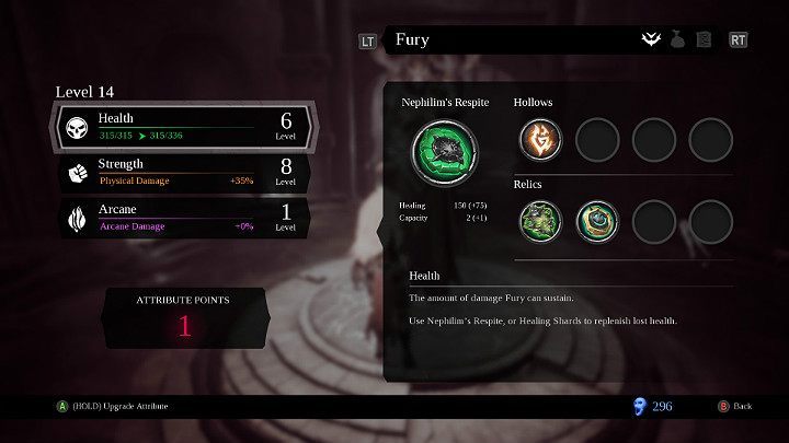 Darksiders 3 параметры персонажа Darksiders 3 параметры персонажа
