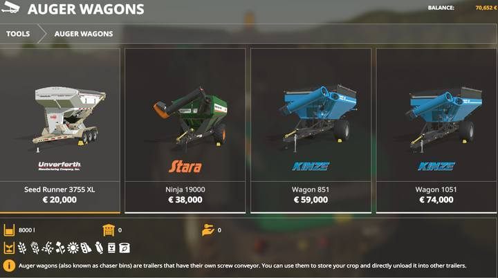 Farming Simulator 2019 - шнековые вагоны Farming Simulator 2019 - шнековые вагоны