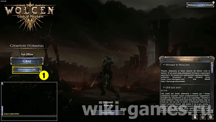 wolcen level har 1