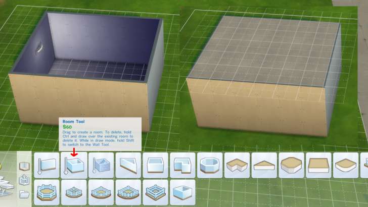sims 4 строим закрутыю комнату