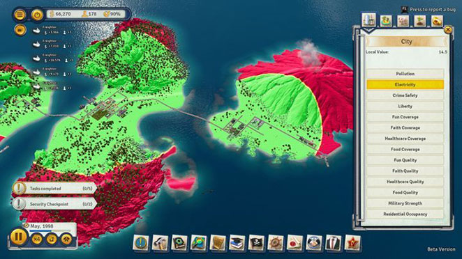 tropico 6 Эффективность электростанций